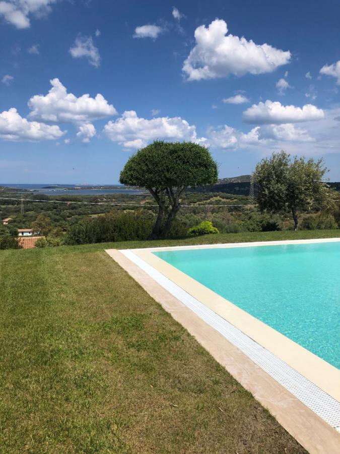 Villa Alba Esclusiva Villa Con Piscina A Sfioro E Vista Mozzafiato Sul Mare Cugnana Exterior foto